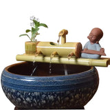 Fontaine Bouddha bambou de bureau