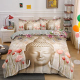 Housse de couette Bouddha microfibre