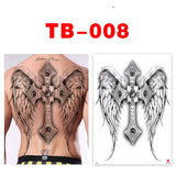 Tatouage temporaire Bouddha ailes