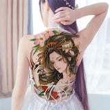 Tatouage Temporaire Grand Format 34x48 cm