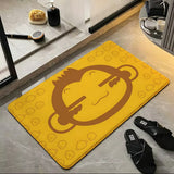 Tapis de sol flanelle visage souriant