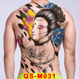 Tatouage temporaire Bouddha grand format dos