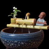 Fontaine Bouddha bambou de bureau