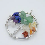 Pendentif arbre de vie en pierre