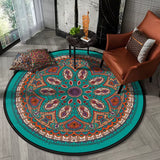 Tapis rond mandala imprimé