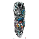 Tatouage temporaire Bouddha grand format bras