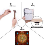 Tableau Bouddha sur toile panoramique