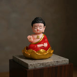 Statue Bouddha à tête oscillante porté