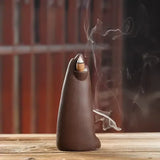 Porte-encens à reflux moine bouddhiste