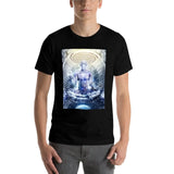 T-shirt Bouddha imprimé en coton