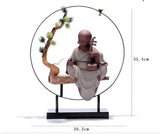 Porte-encens Bouddha en céramique