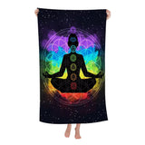 Serviette de plage motif Bouddha
