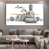 Tableau Bouddha sur toile, un panneau