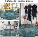 Tapis de sol rond mandala méditation