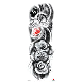 Tatouage temporaire Bouddha grand format bras