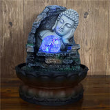 Fontaine Bouddha endormi à LED