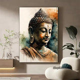 Tableau Bouddha doré sur toile