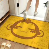Tapis de sol flanelle visage souriant