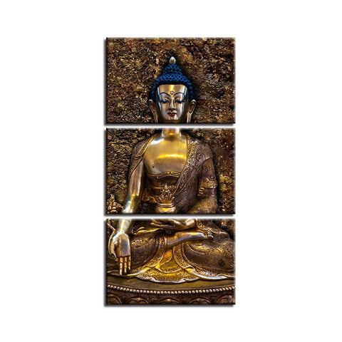 Tableau Bouddha Or