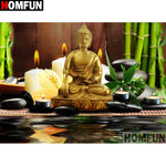 tableau zen bouddha bambou