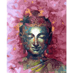 tableau abstrait bouddha