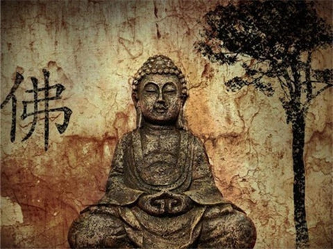 Tableau Bouddha <br> Ancien
