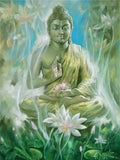 Tableau Bouddha <br> Cuivre