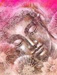 Tableau Bouddha <br> Zen Rose