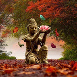 Tableau Bouddha <br> Lotus