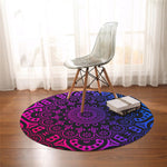 Tapis Rond <br> Mandala Violet