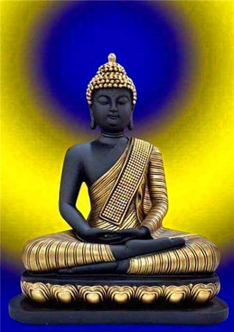 tableau de bouddha en or